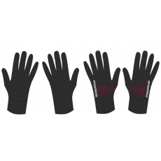 rukavice dětské Progress COOLIO černá/růžová