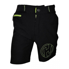 nohavice krátke detské HAVEN Teenage čierno / zelené 3