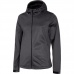 4F Softshell jacket medium gray melange NOSH4 SFM001 24M