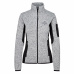KILPI RIGANA-W - dámsky fleecový sveter Svetlo šedá