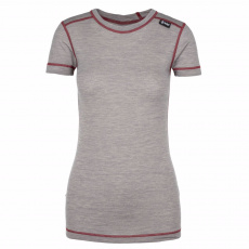KILPI MERIN-W - dámske funkčné tričko z Merino vlny Tmavo šedá