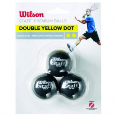 Wilson Staff Squash Yellow Dot Ball WRT618300