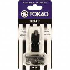 Pearl Fox whistle 40 + string black