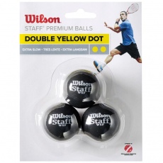 Squash balls Wilson Staff Premium Balls 3 pcs WRT618100