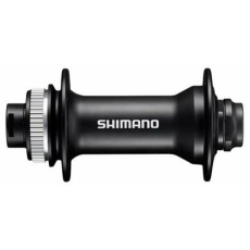 náboj disc SHIMANO HB-MT400-B 32děr Center lock 15mm e-thru-axle 110mm přední černý v krabičce