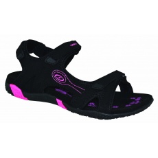boty dámské LOAP CAFFA sandály černo/růžové
