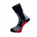 Progress P MRN merino turistické ponožky černá/šedá/červená