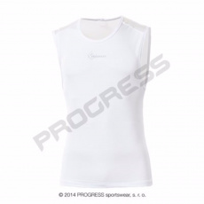 Progress BS SEMILITE funkčné tričko bez rukávu bílá