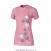 Progress DF NKRZ PRINT dámske termo tričko kr. rukáv růžová