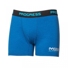 boxerky Progress SKN merino modrý melír
