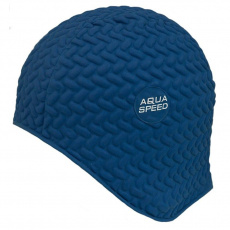 Aqua-Speed latex swimming cap Bombastic Tic-Tac navy blue