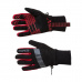 PROGRESS SNOWSPORT GLOVES zimné bežkárské rukavice černá/červená