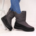 Gray NEWS W EVE309B waterproof snow boots