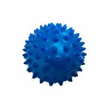 míček masážní ježek 70mm modrý